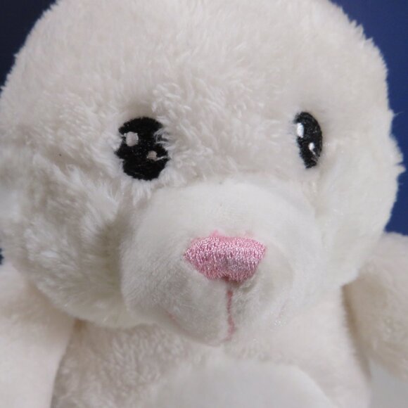 My First Easter white bunny plush rabbit with rattle BABY Girl - Picture 4 of 9